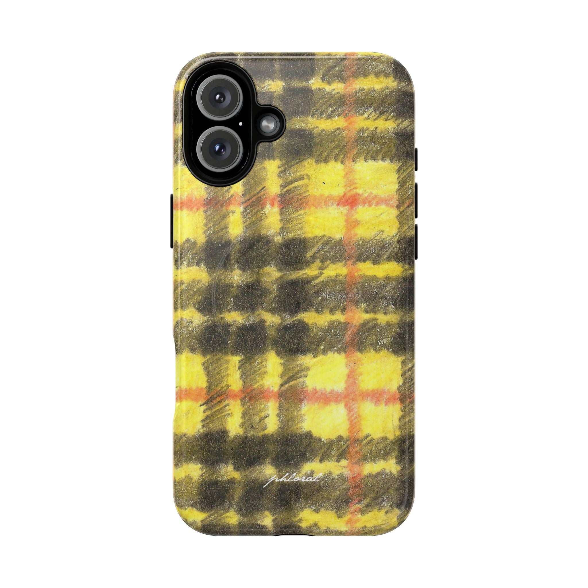 Plaid MagSafe case front view