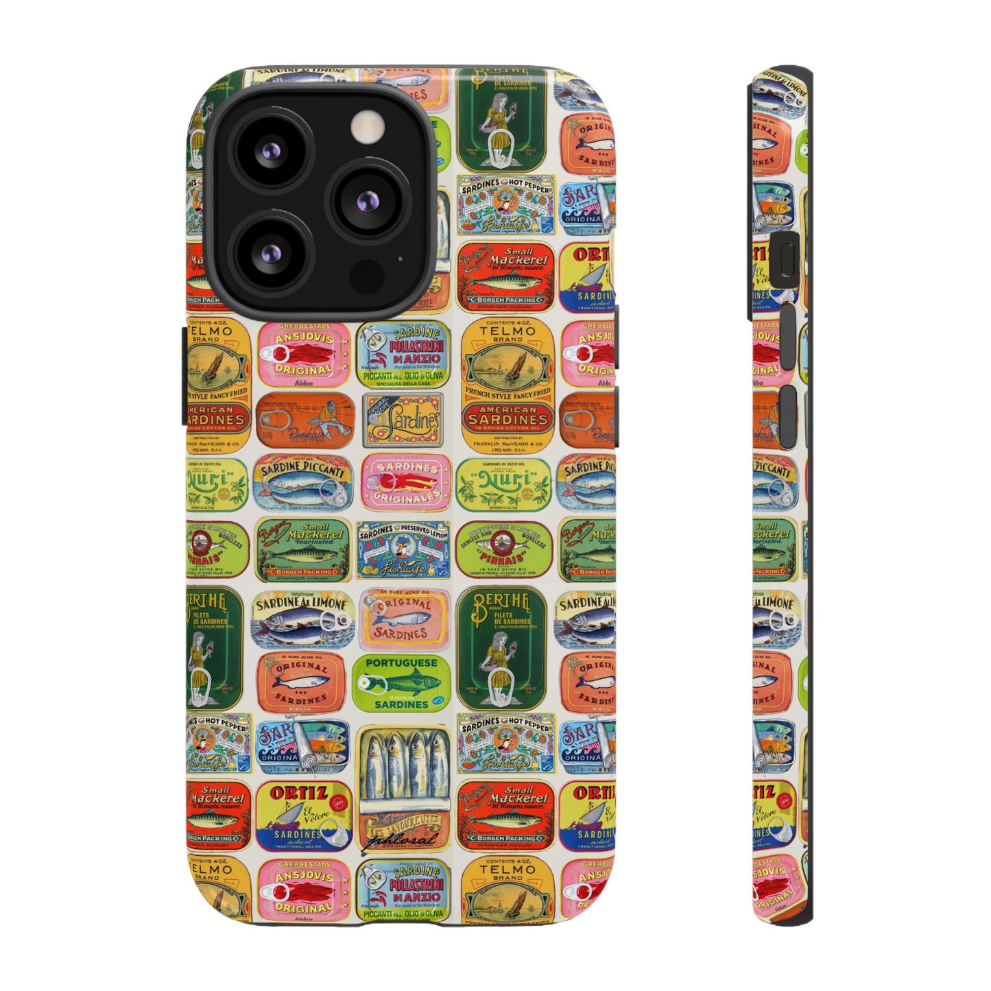 Retro Pantry phone case dual-layer protection side profile