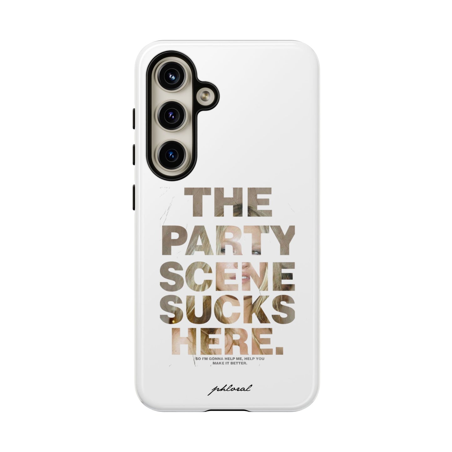 "the party sucks here"