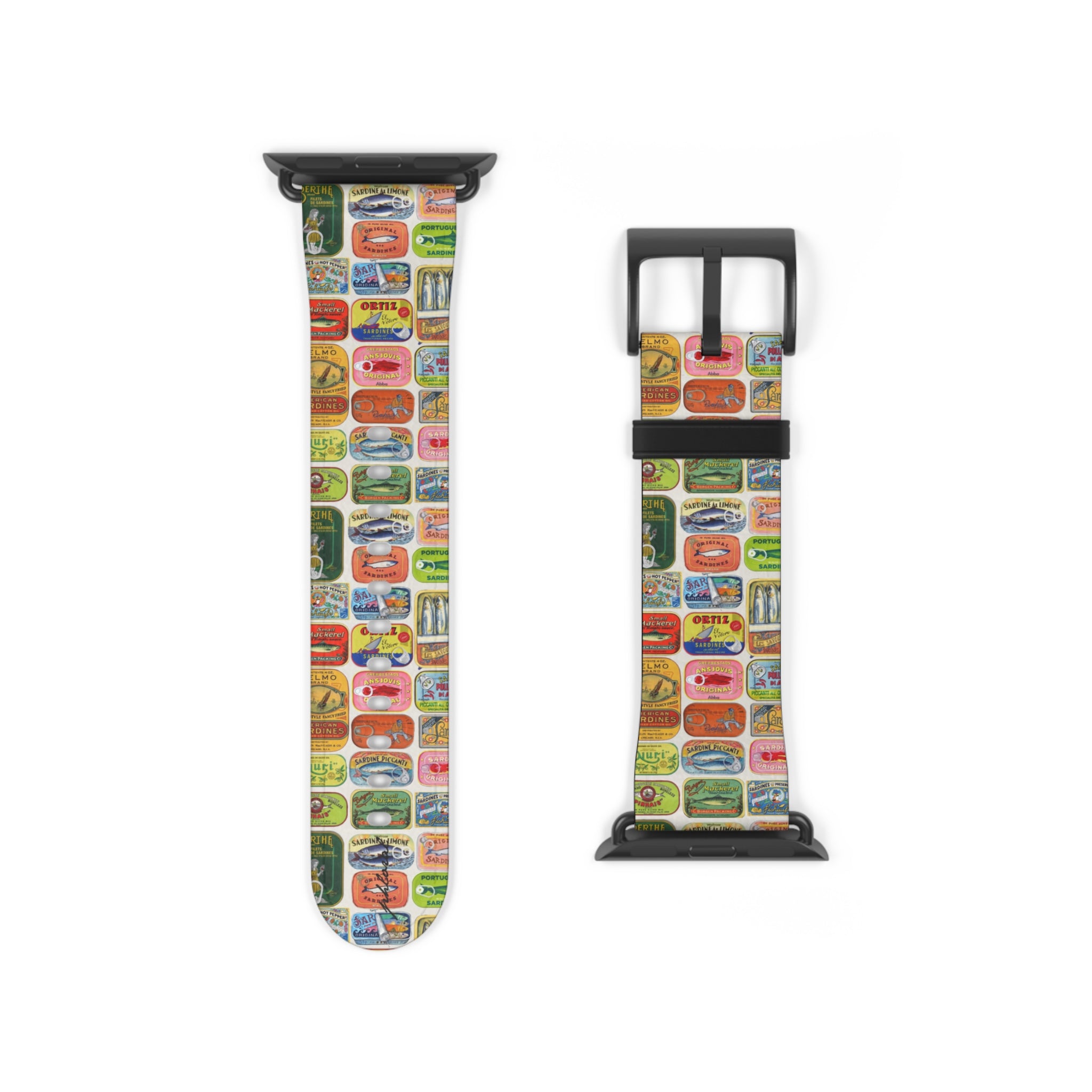Retro Pantry Apple Watch band miniature Cold Drinks badge detail