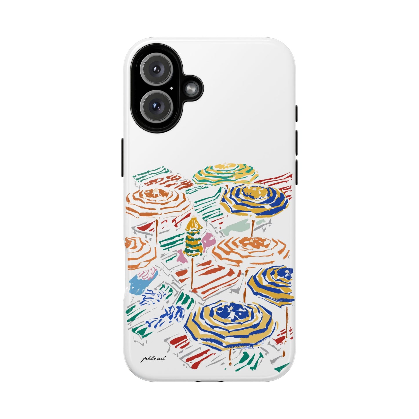 Coastal Carousel phone case beach-inspired design