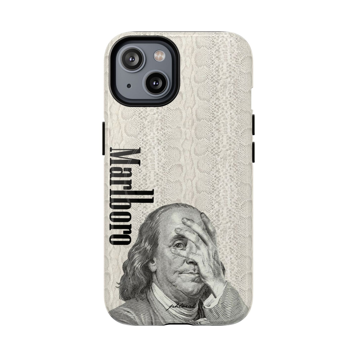 Wealth wasted Magsafe case back view showing slim protective design