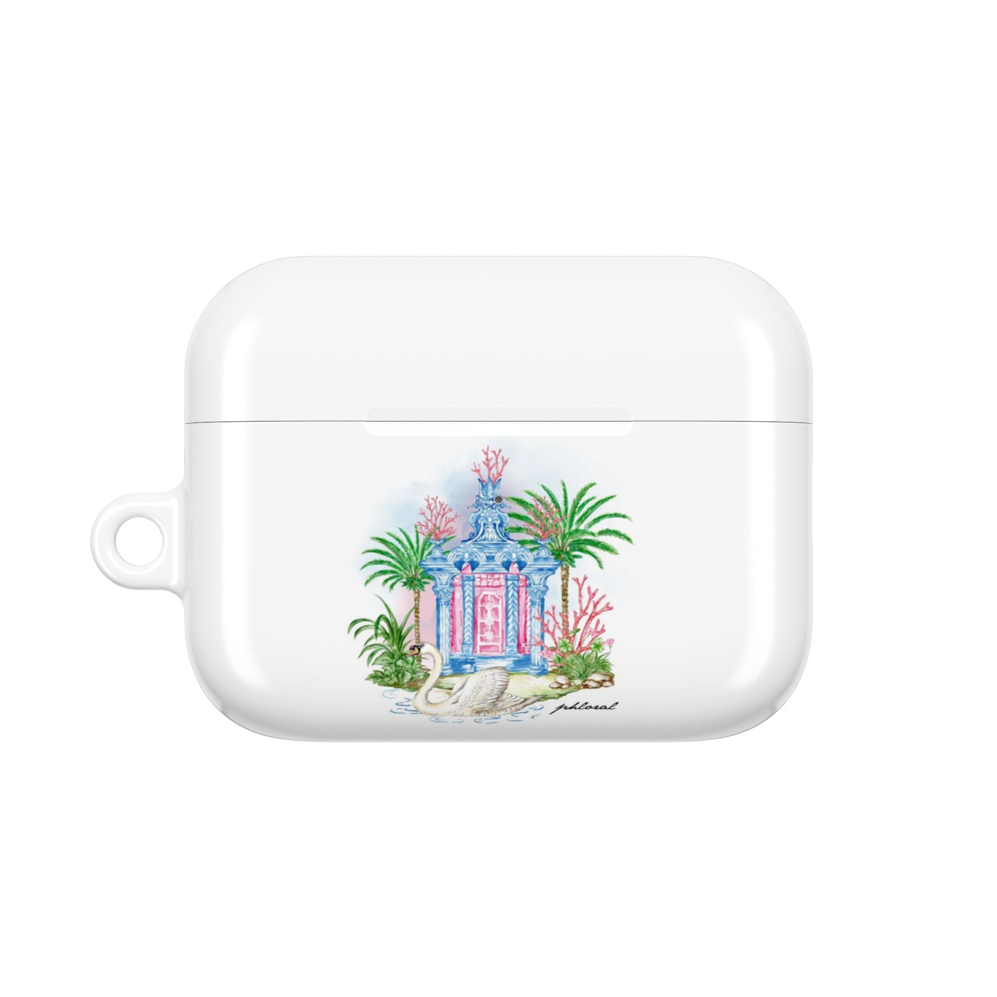swan pavilion AirPods case minimalist look