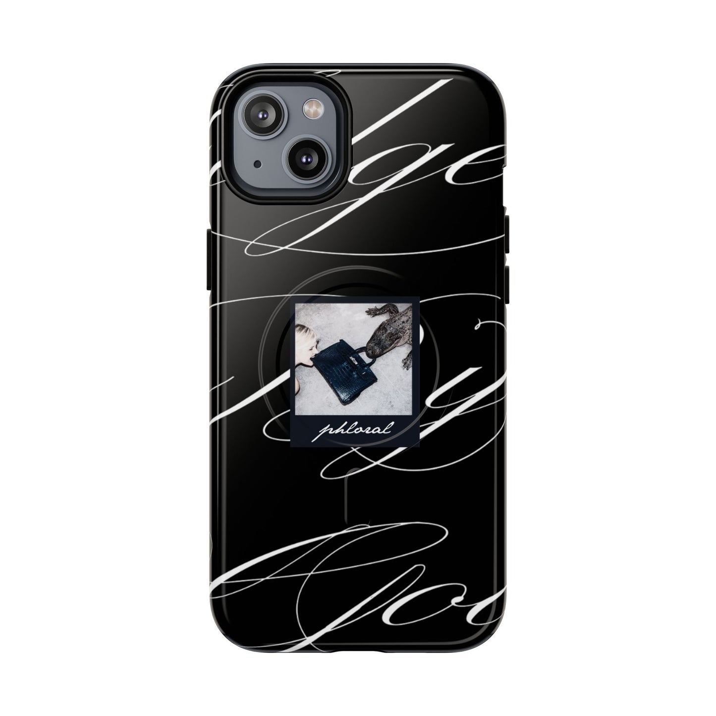 alt="Tempted by luxury Magsafe case demonstrating drop protection