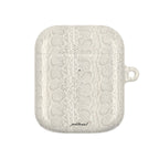 model holding viper AirPods case