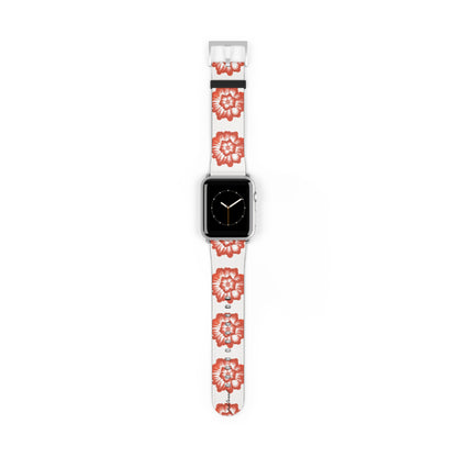 Phloral Apple Watch band rose-gold deployant clasp detail