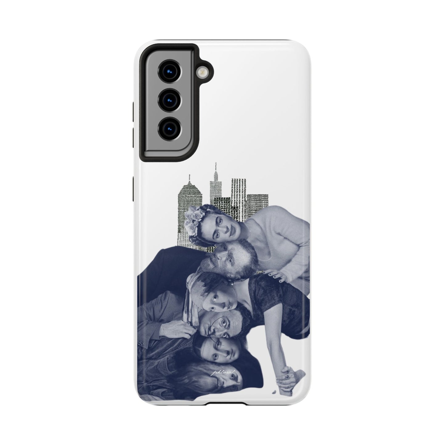 Cityscape phonecase fingerprint-resistant