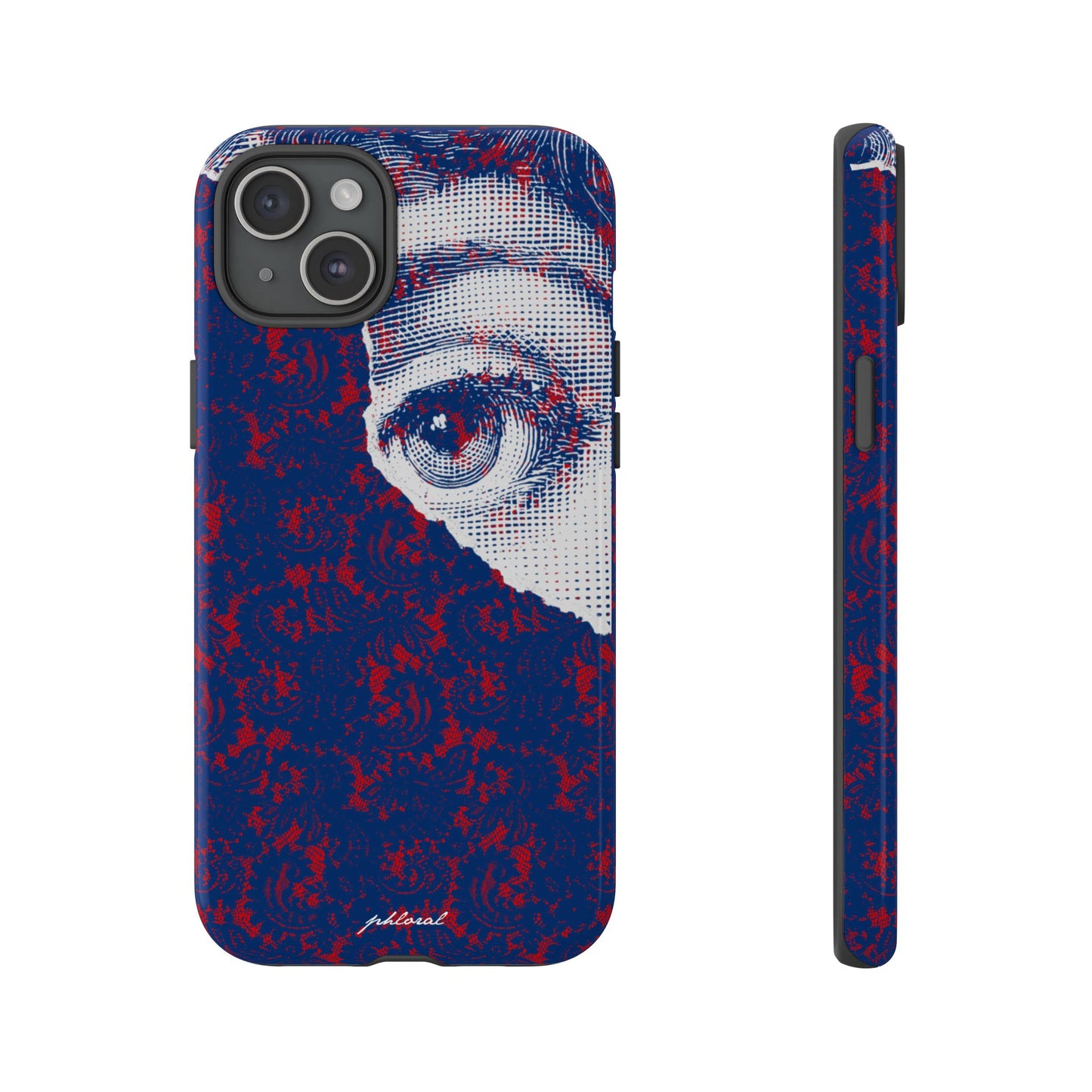 Laced Eye phonecase on smartphone