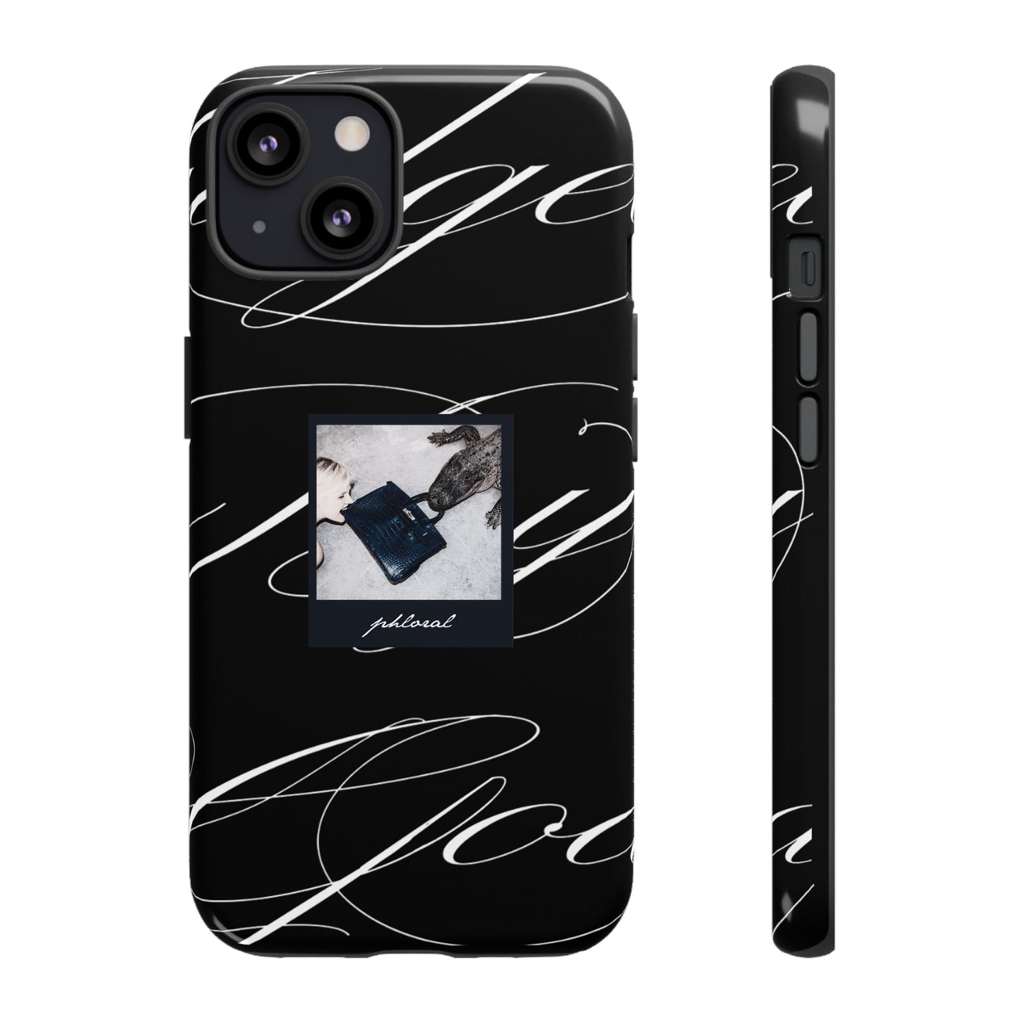 Tempted by Luxury tough evil eye phone case corner protection detail