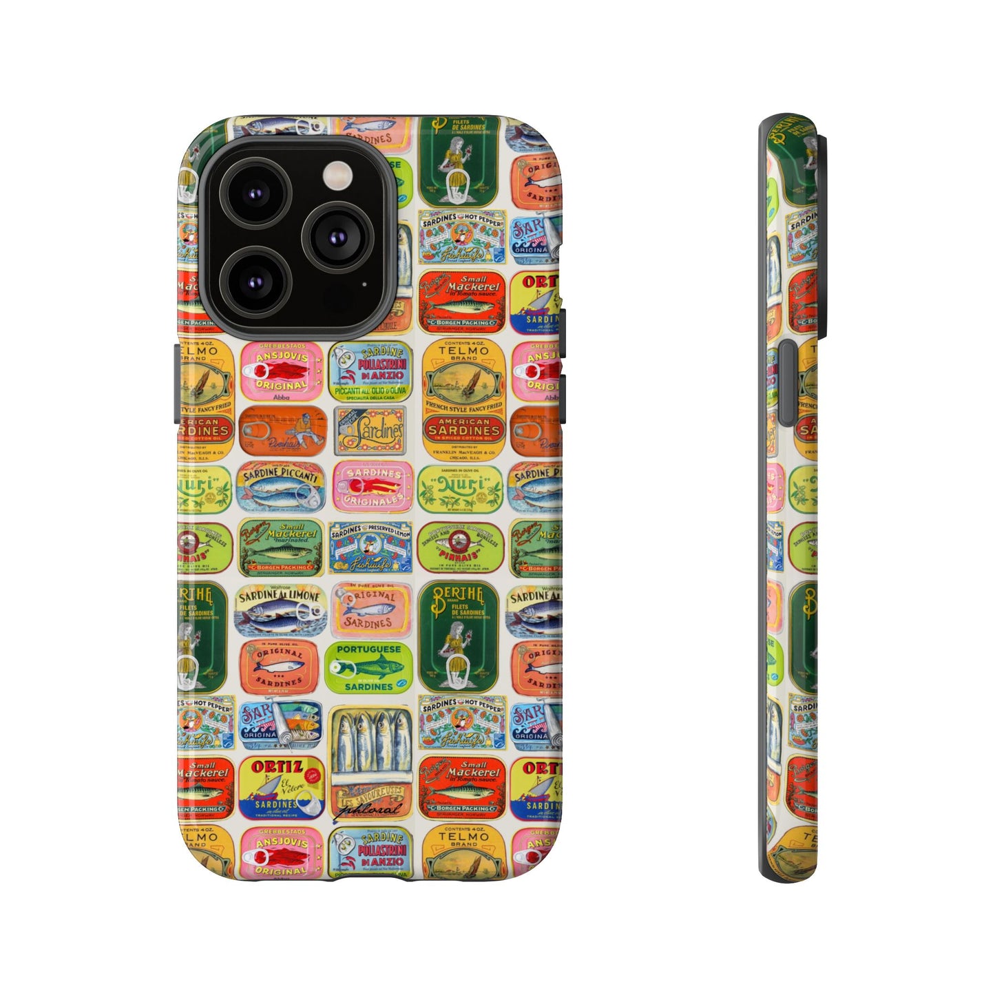 Retro Pantry phone case dual-layer protection side profile
