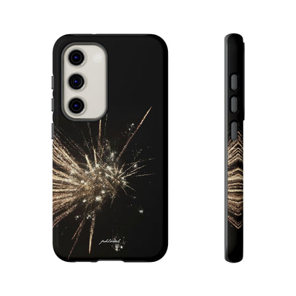 Glintfall phone case precision camera island in glittering waterfall design