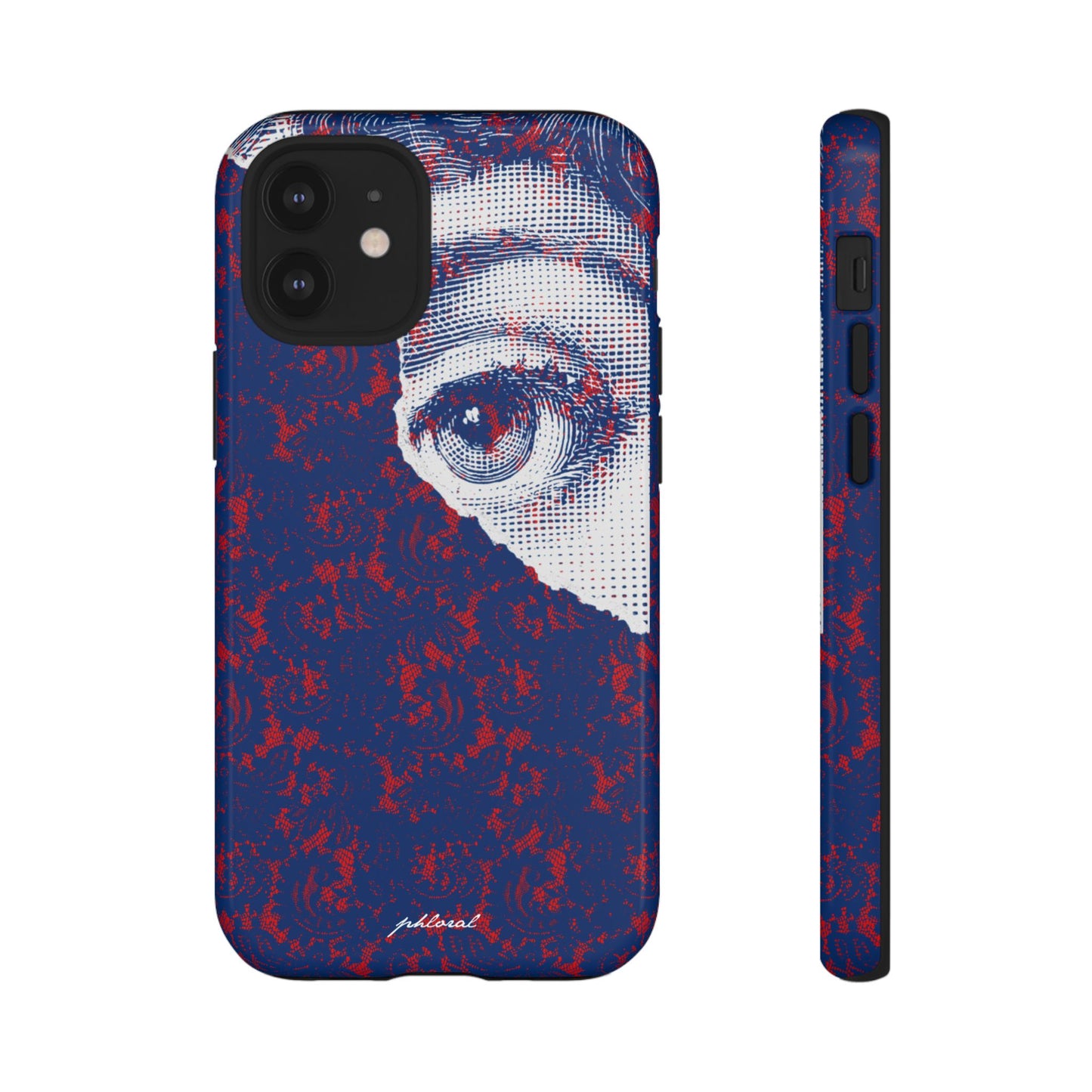 Laced Eye phonecase on smartphone