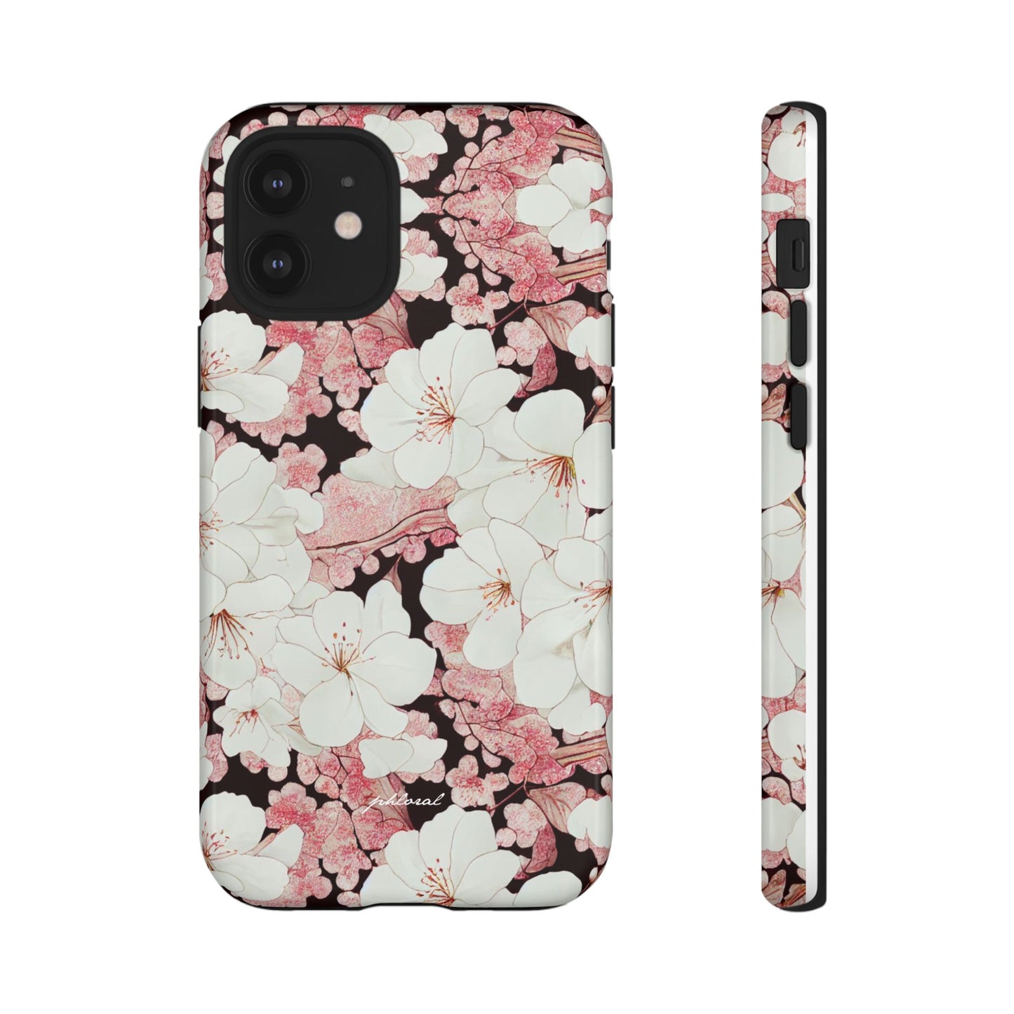 Florere phone case 3D layered eternal bloom close-up detail