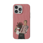 Heartthrob accessory leaning on phone at angle