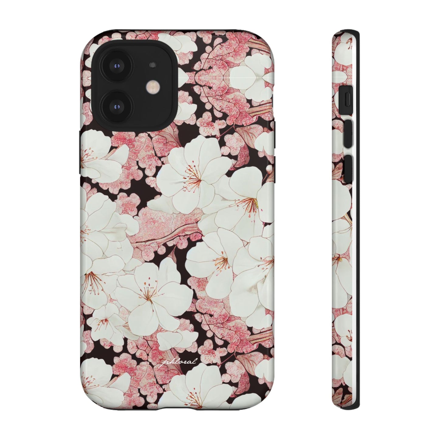 Florere phone case 3D layered eternal bloom close-up detail