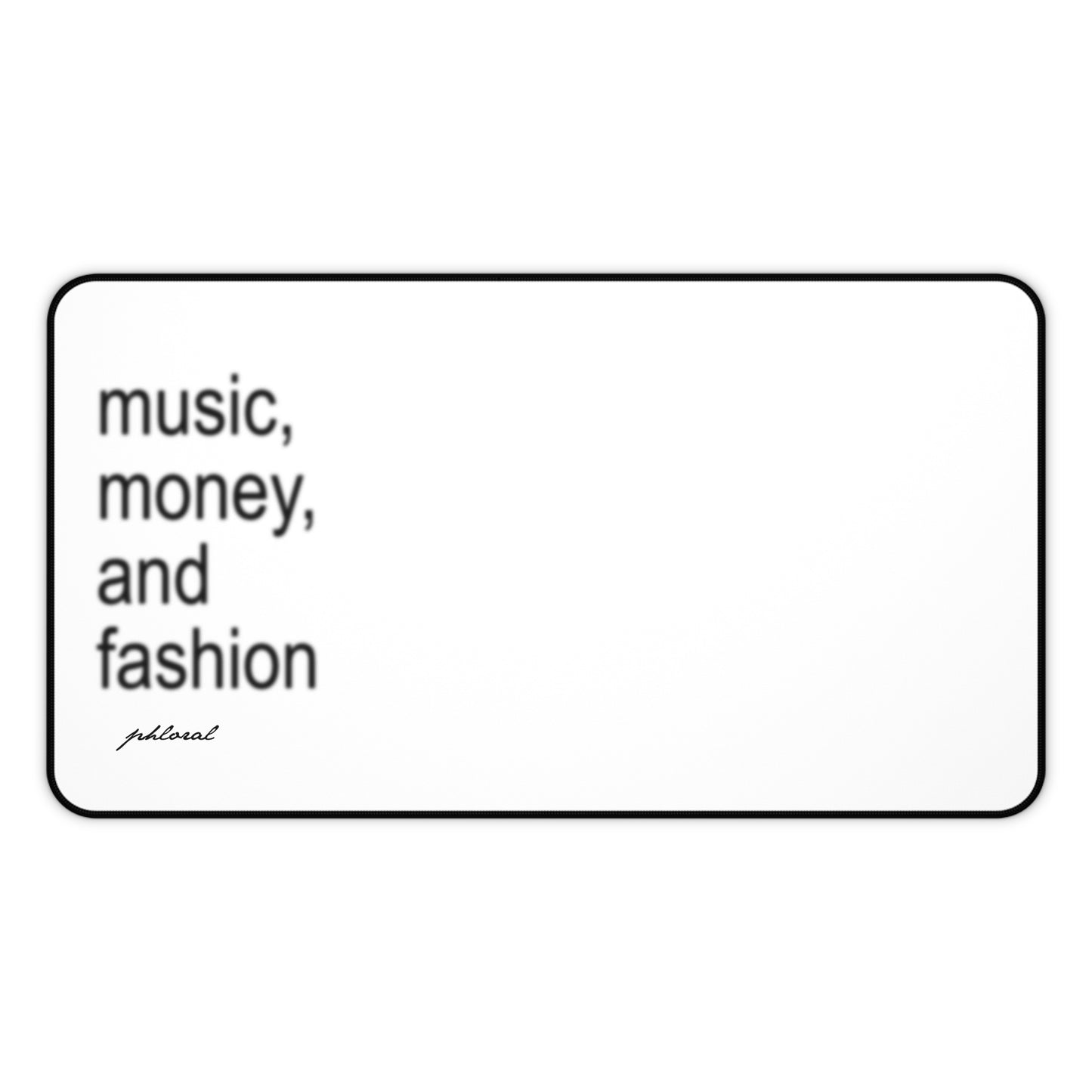 music, money & fashion