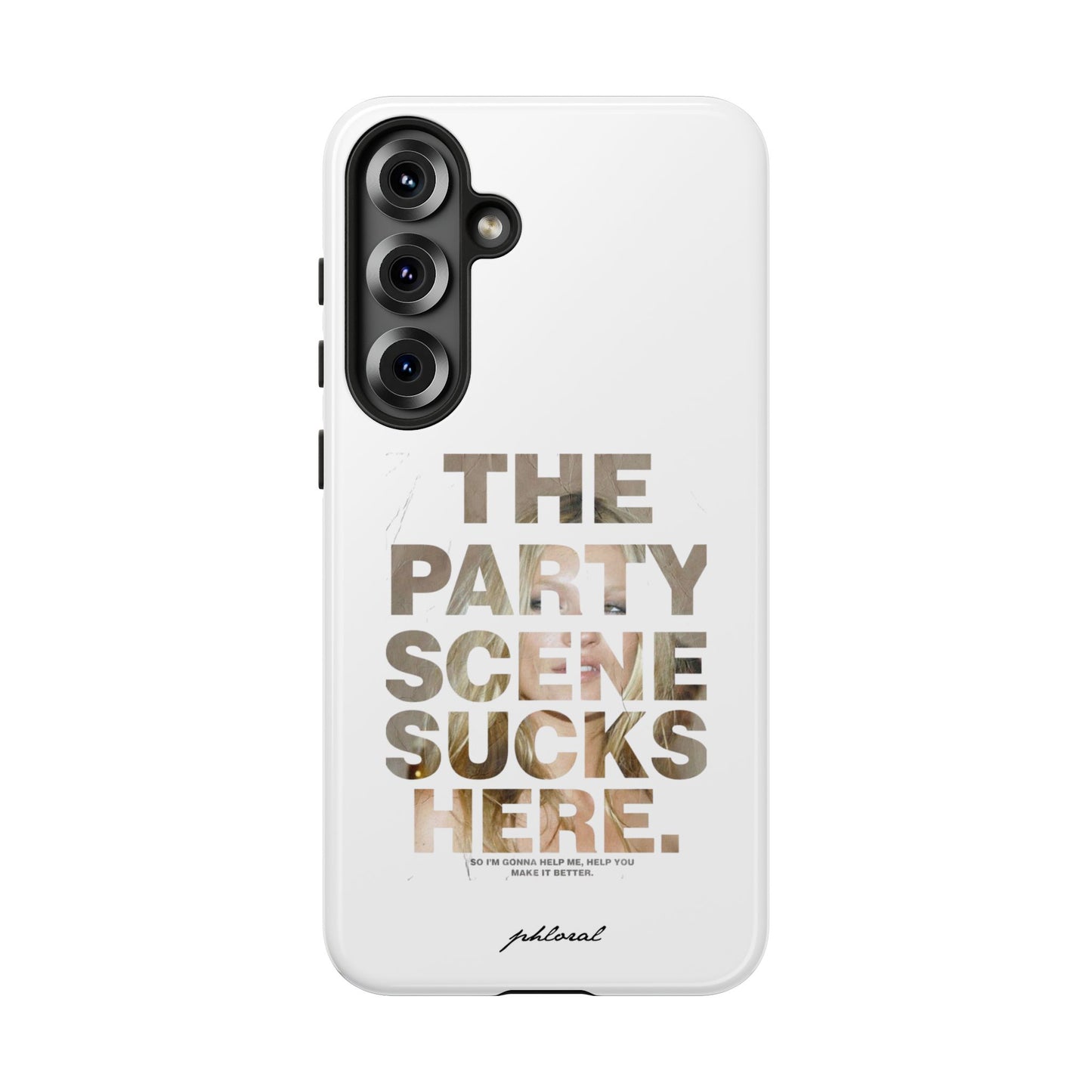 "the party sucks here"