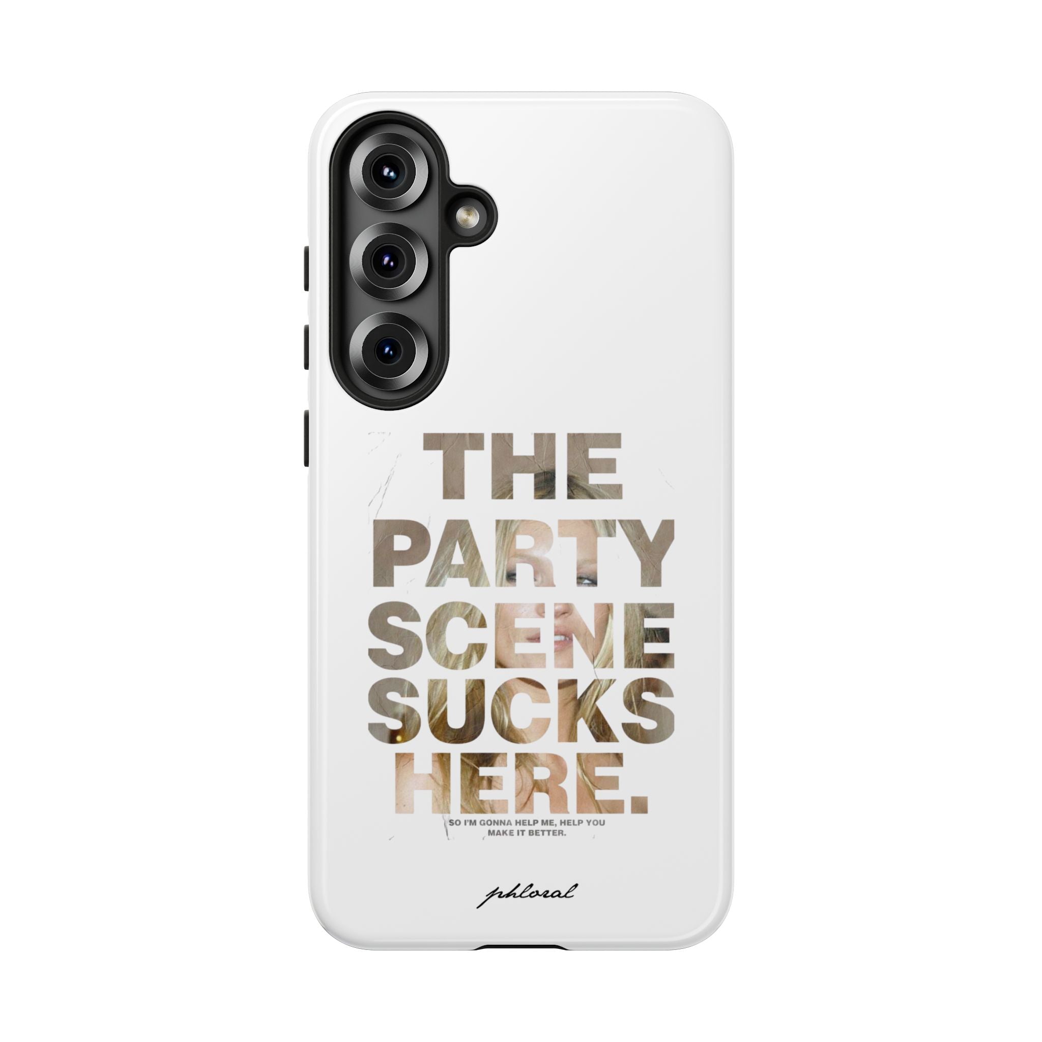 "the party sucks here"