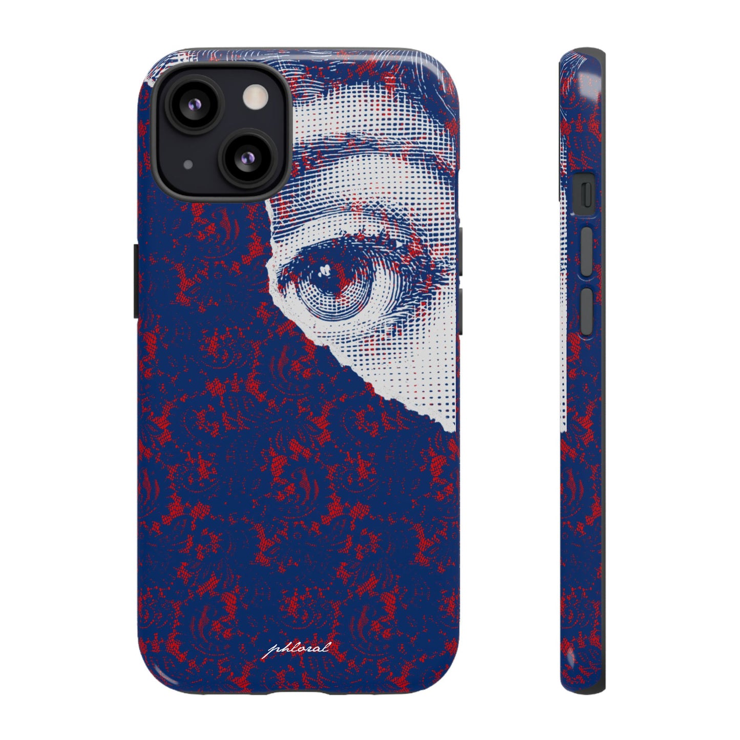Laced Eye phonecase on smartphone