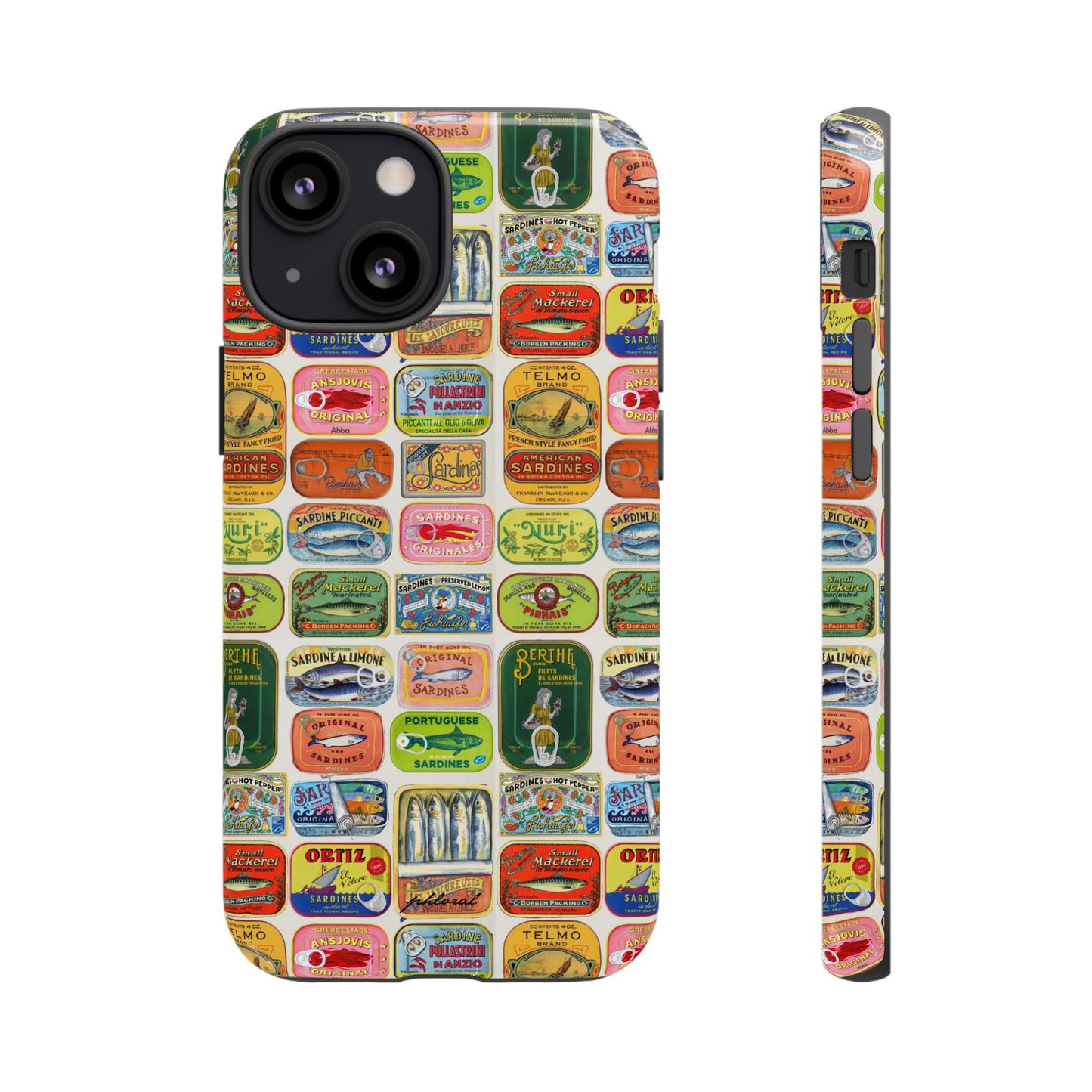 Retro Pantry phone case dual-layer protection side profile