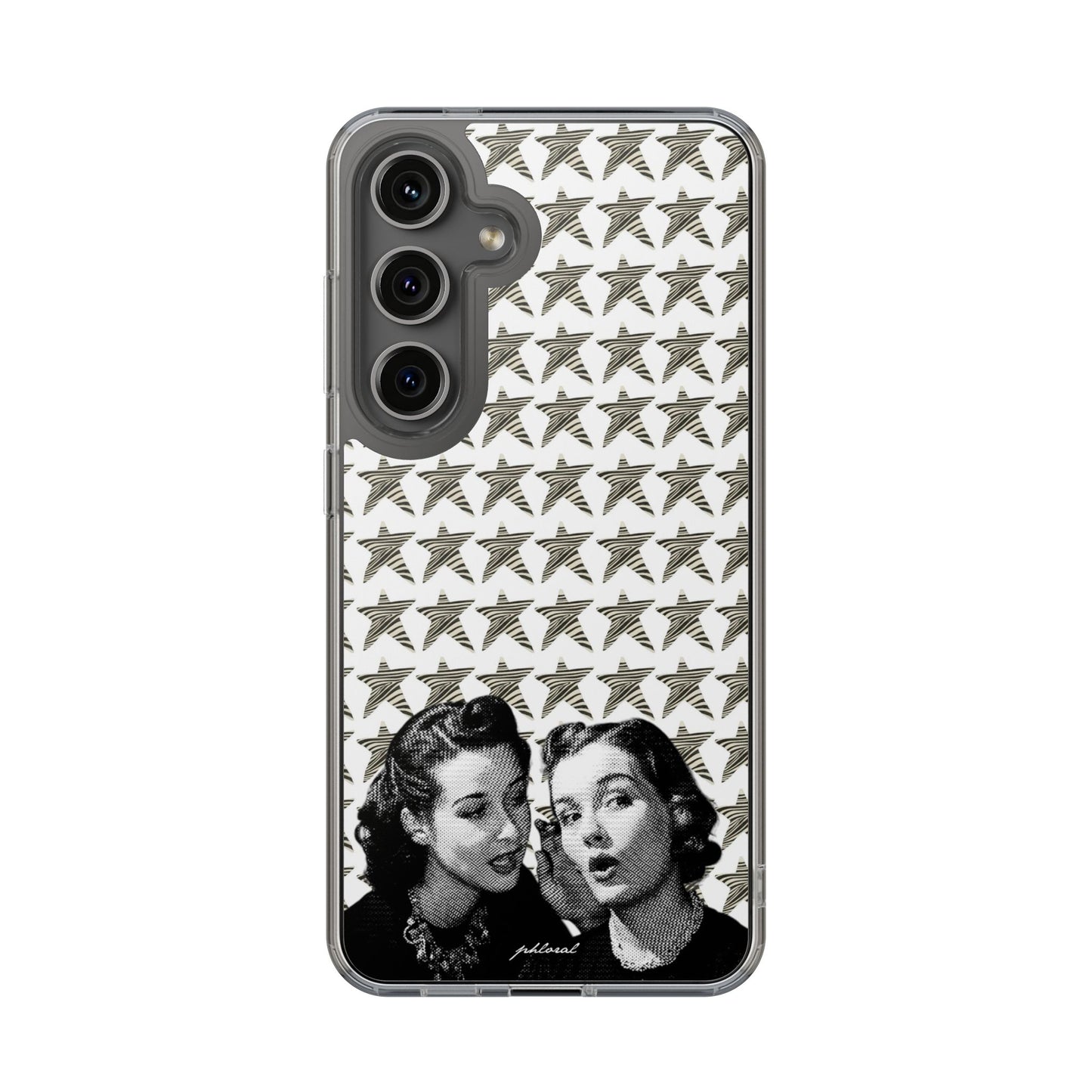 Statstruck iPhone case protecting iPhone 15 Pro with real-time stats print