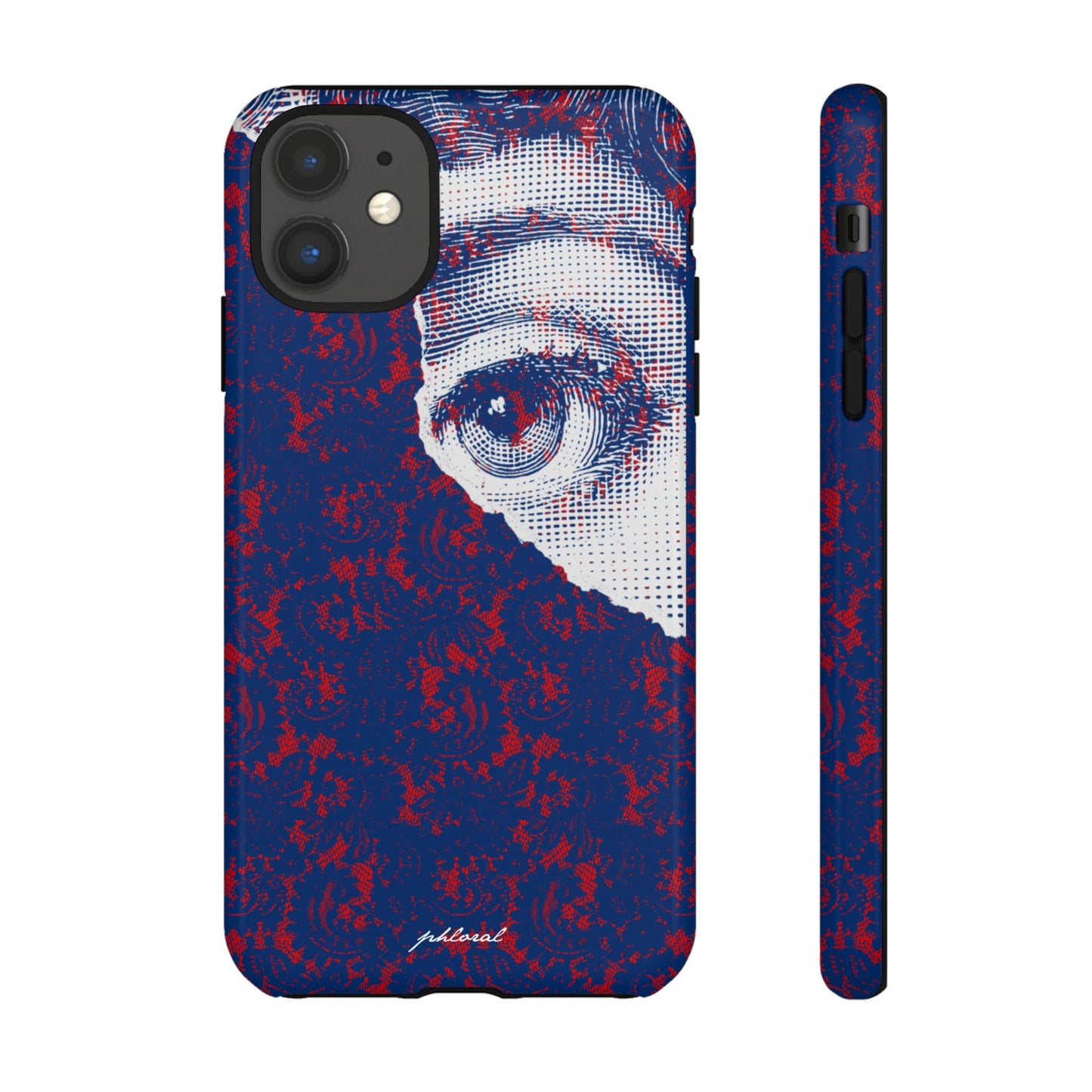 Laced Eye phonecase on smartphone