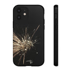 Glintfall phone case precision camera island in glittering waterfall design