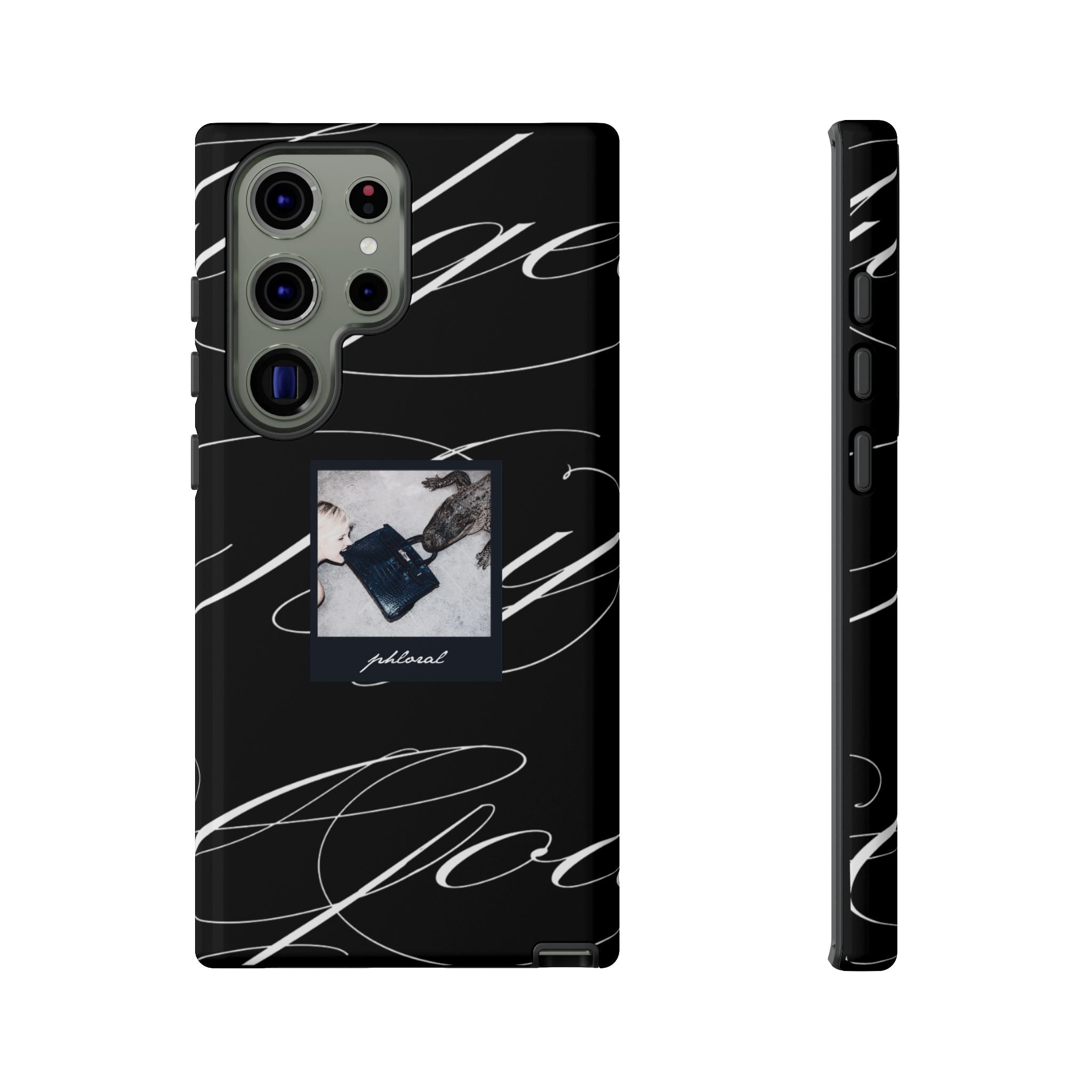 Tempted by Luxury precise camera and button cutouts evil eye marble case