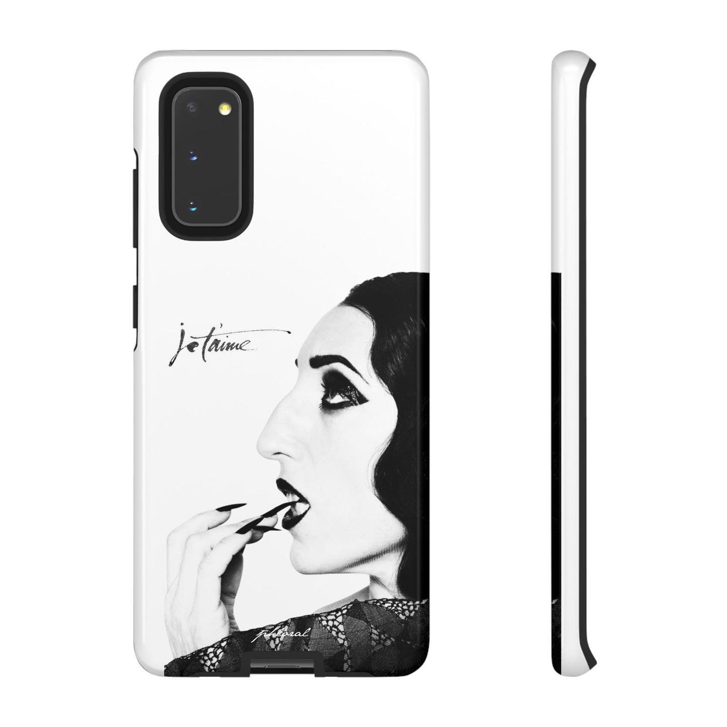 Je T’aime Noir phonecase lifestyle shot