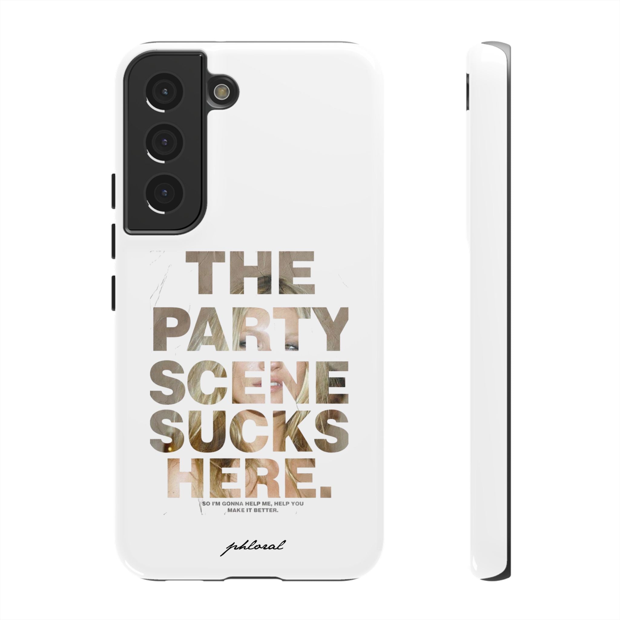 "the party sucks here"