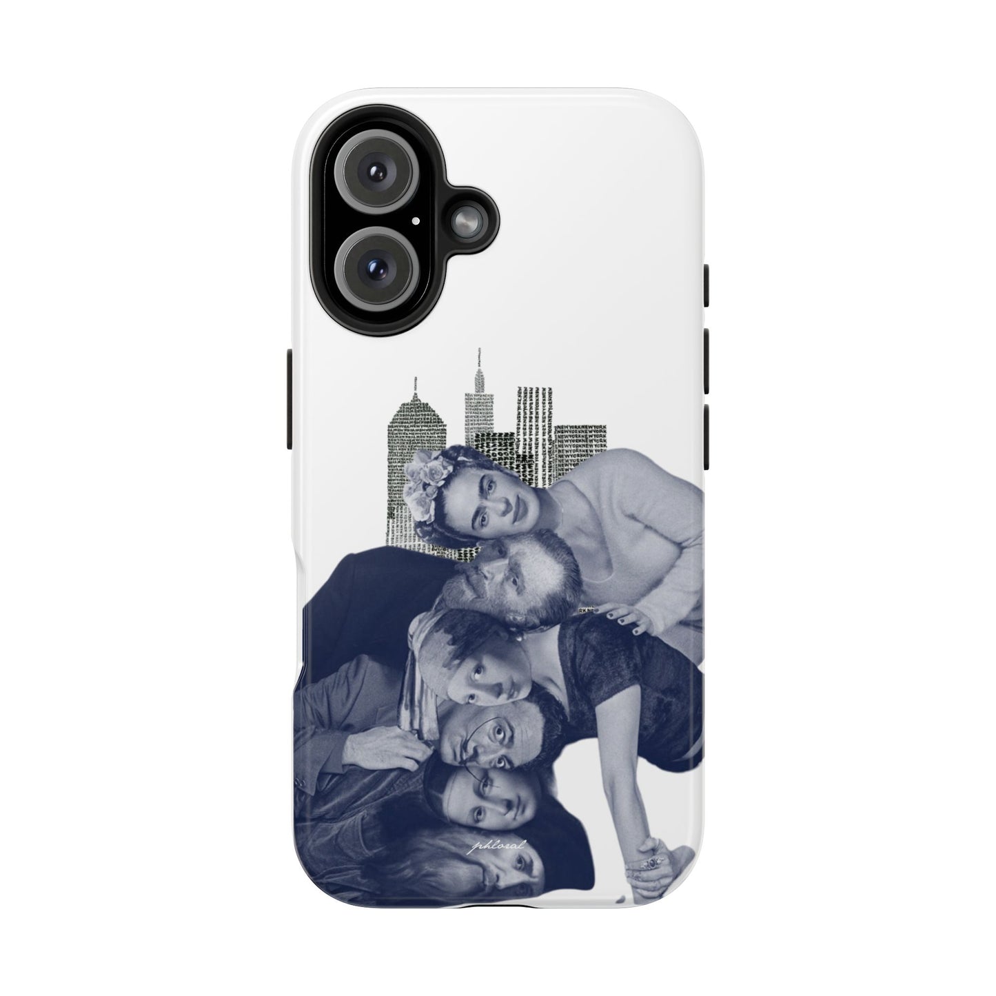 Cityscape phonecase fingerprint-resistant