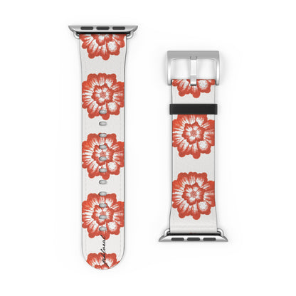 Phloral Apple Watch band rose-gold deployant clasp detail