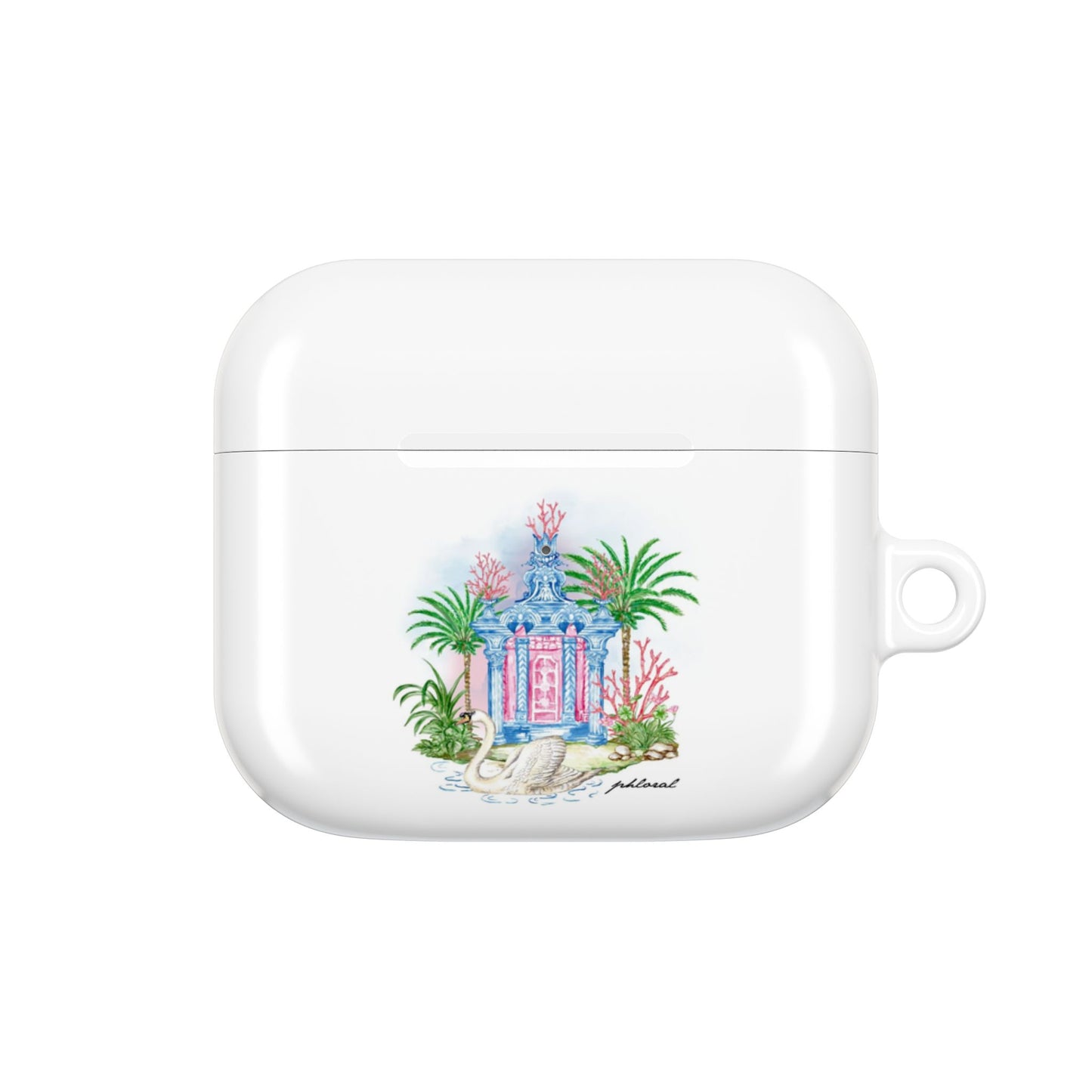 swan pavilion AirPods case minimalist look