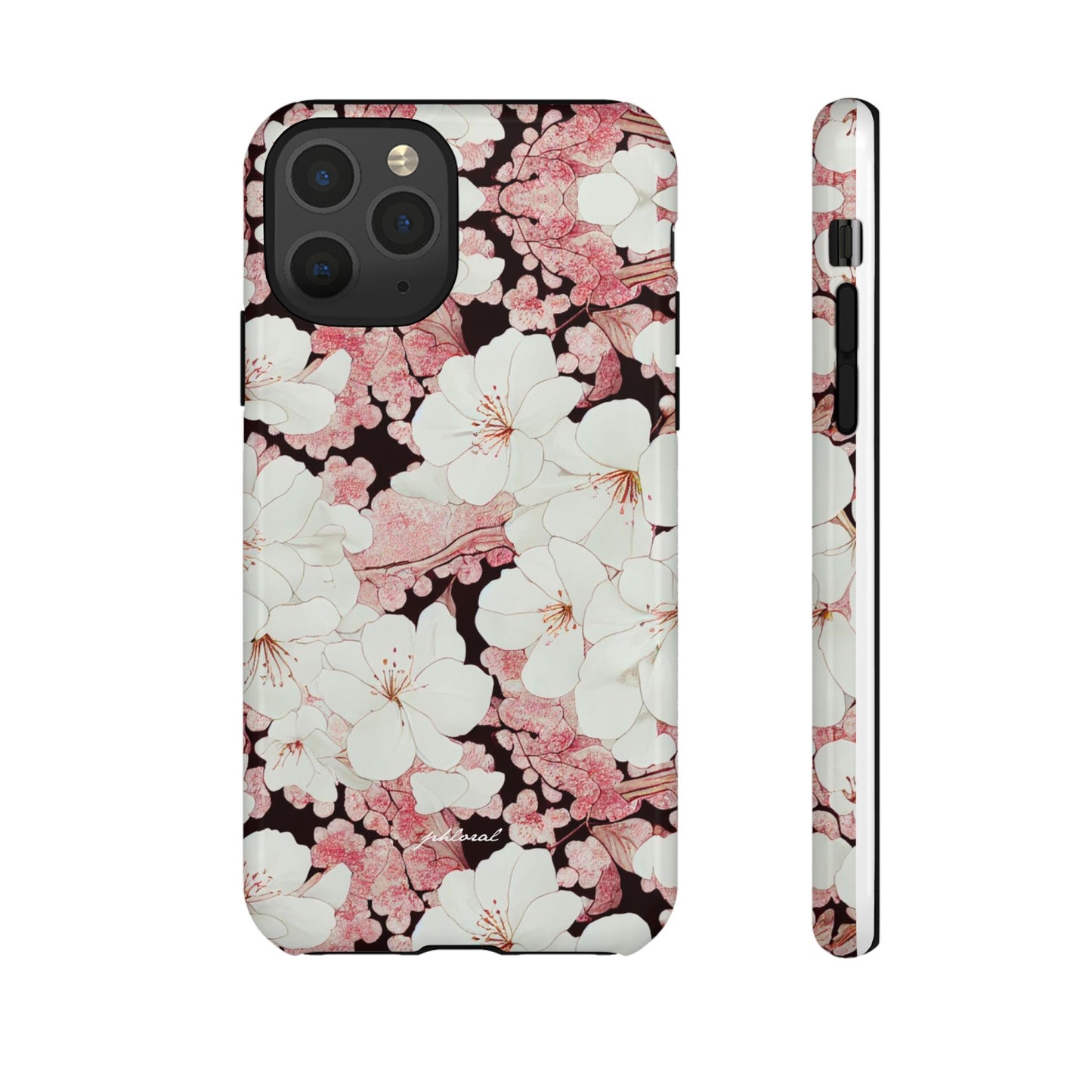 Florere phone case 3D layered eternal bloom close-up detail