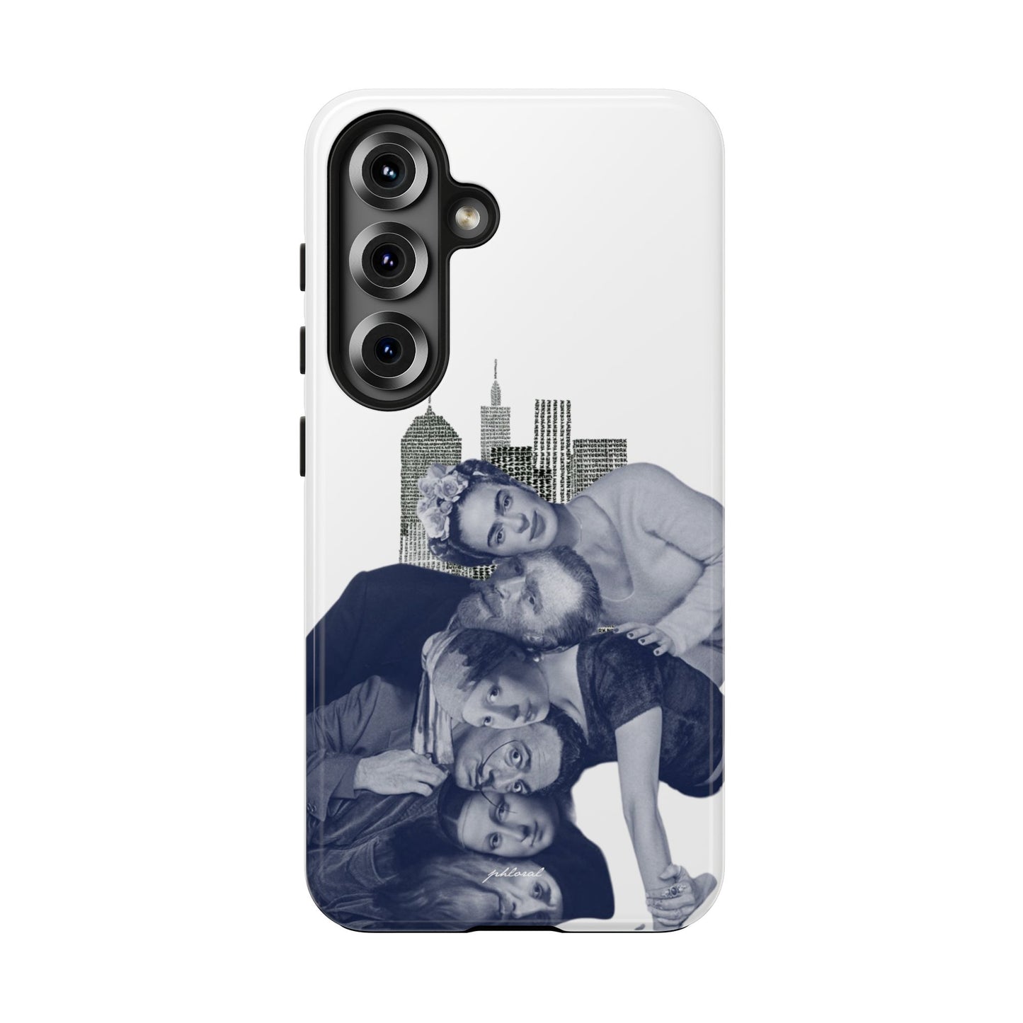 Cityscape phonecase fingerprint-resistant