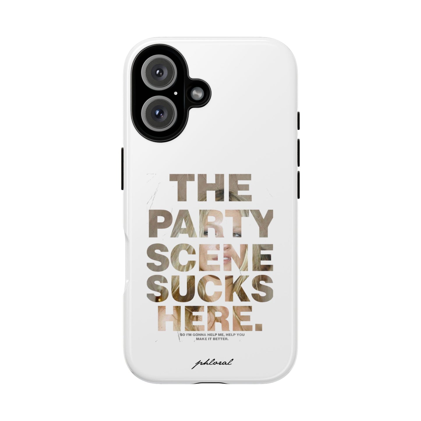 "the party sucks here"