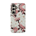 Florere phone case eternal midnight roses and orchids front view