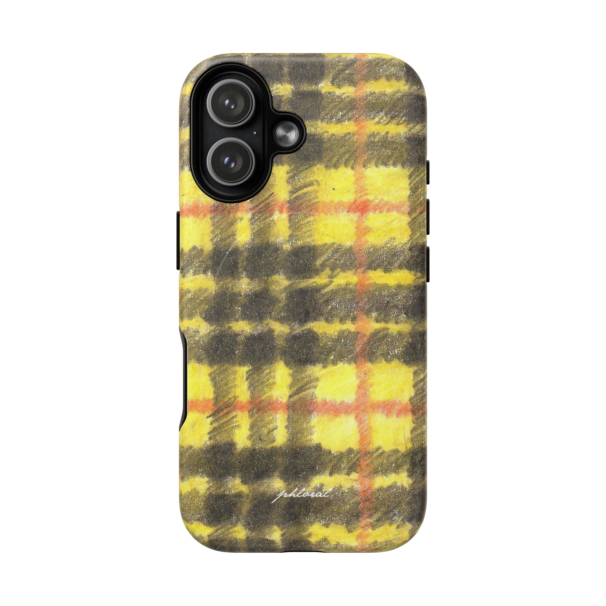 Plaid MagSafe case front view