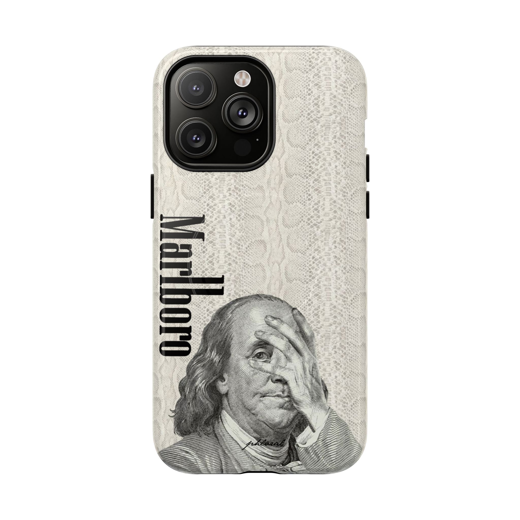 Matte finish wealth wasted Magsafe phone case with soft feel