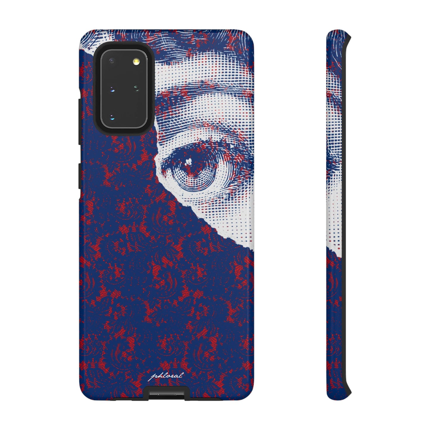 Laced Eye phonecase on smartphone