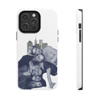 Cityscape phonecase fingerprint-resistant