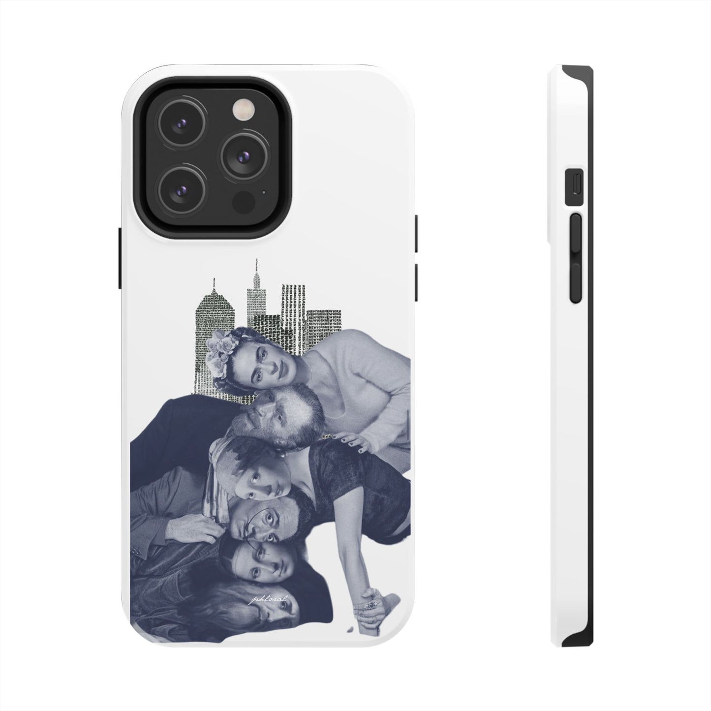Cityscape phonecase fingerprint-resistant