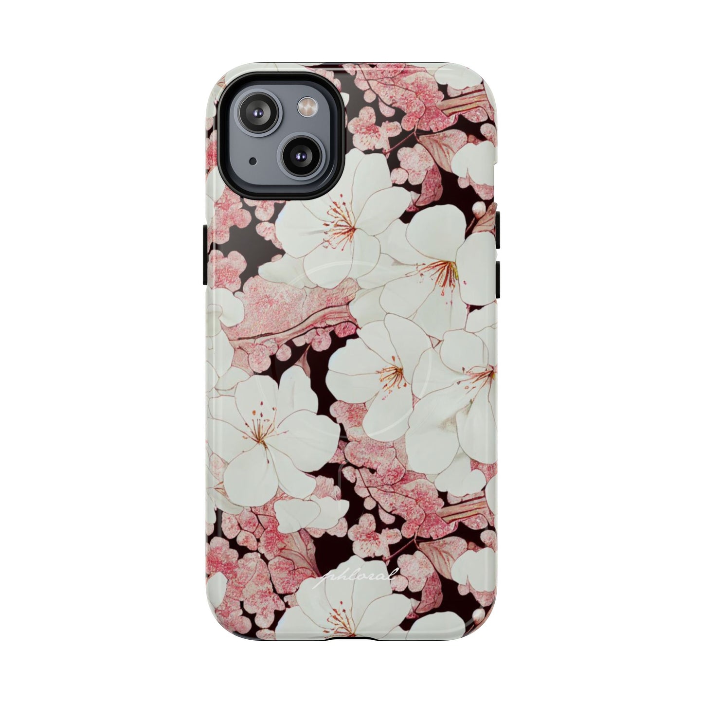 Florere MagSafe iPhone case in use with wireless charging