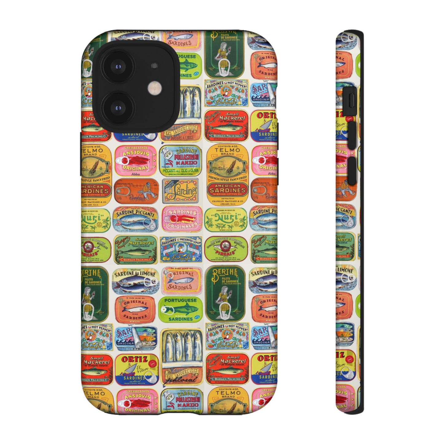 Retro Pantry phone case dual-layer protection side profile