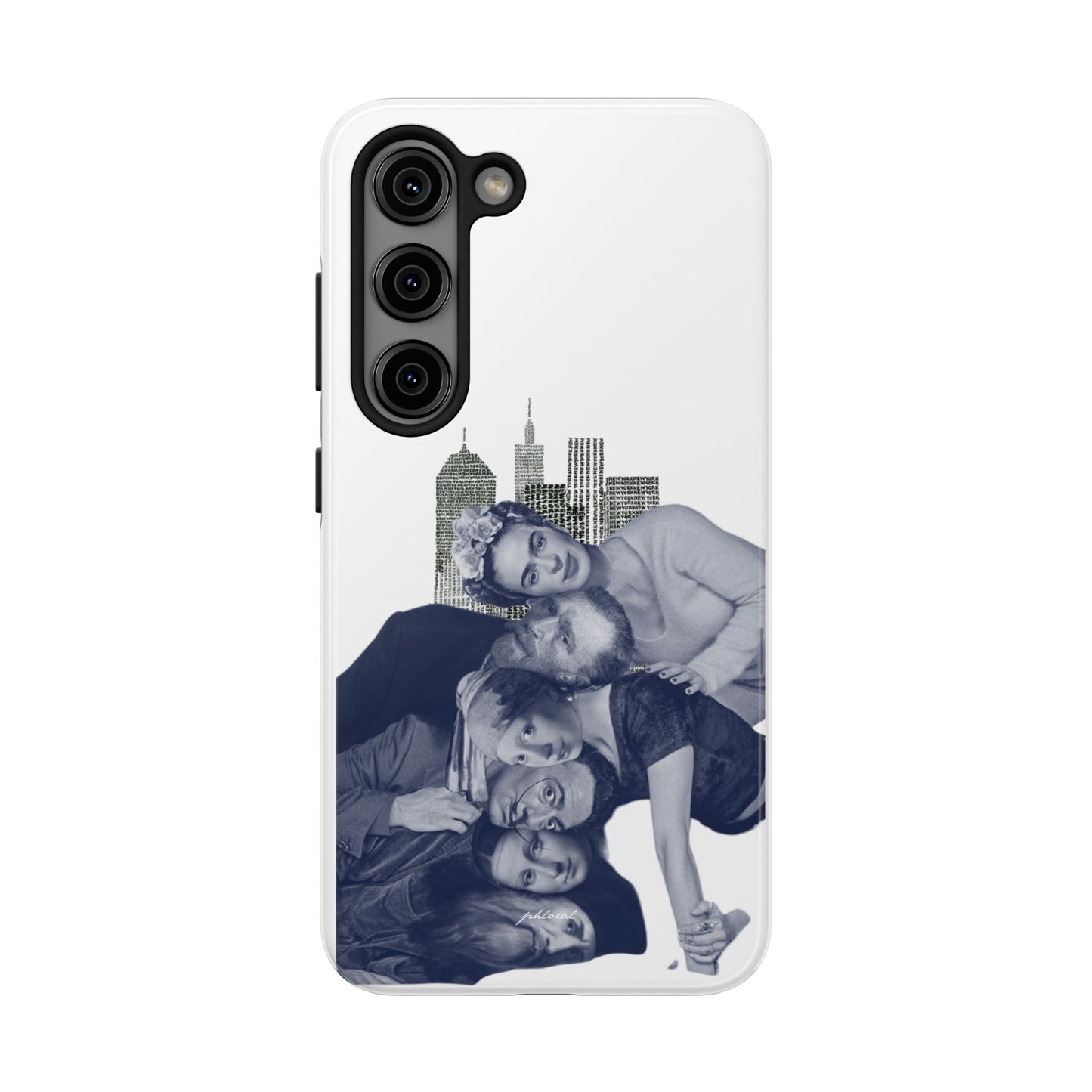Cityscape phonecase fingerprint-resistant
