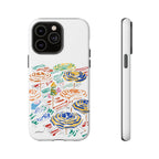 Coastal Carousel phone case beach-inspired design