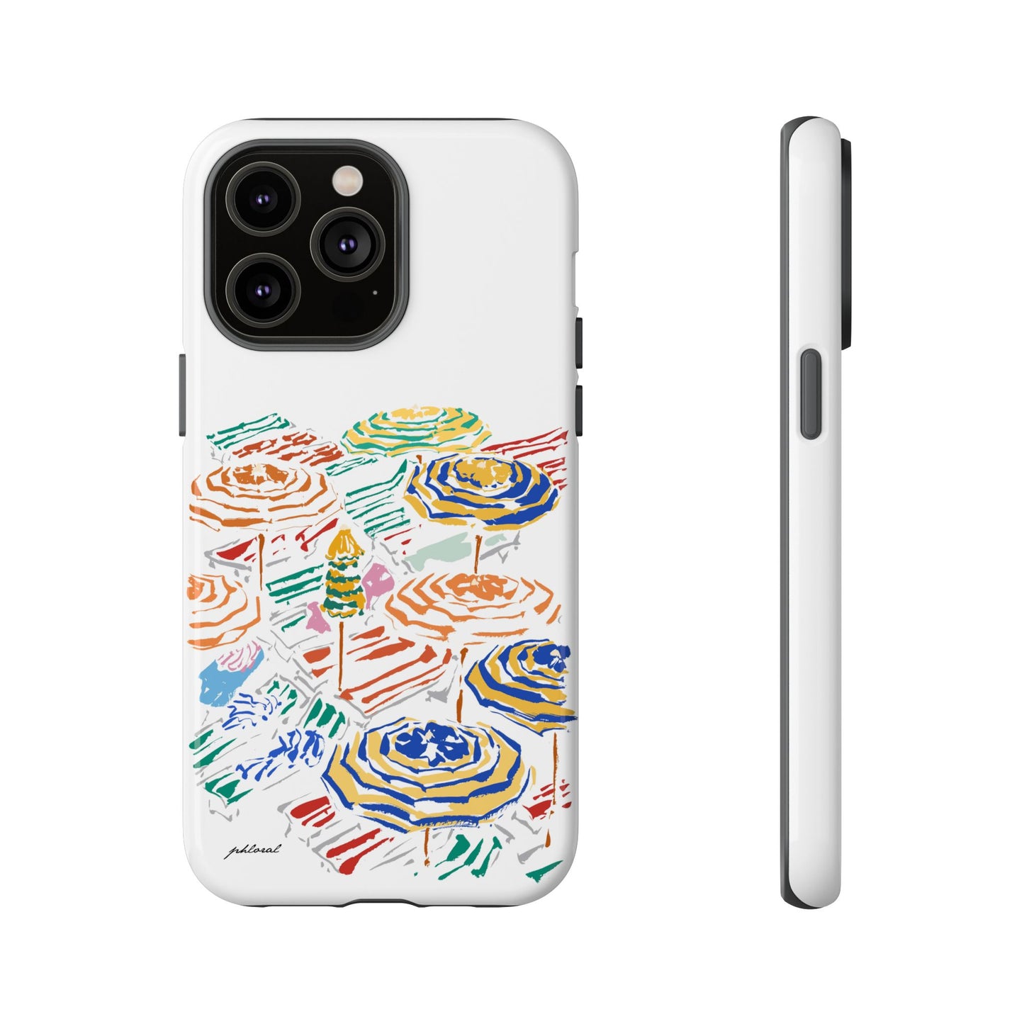 Coastal Carousel phone case beach-inspired design