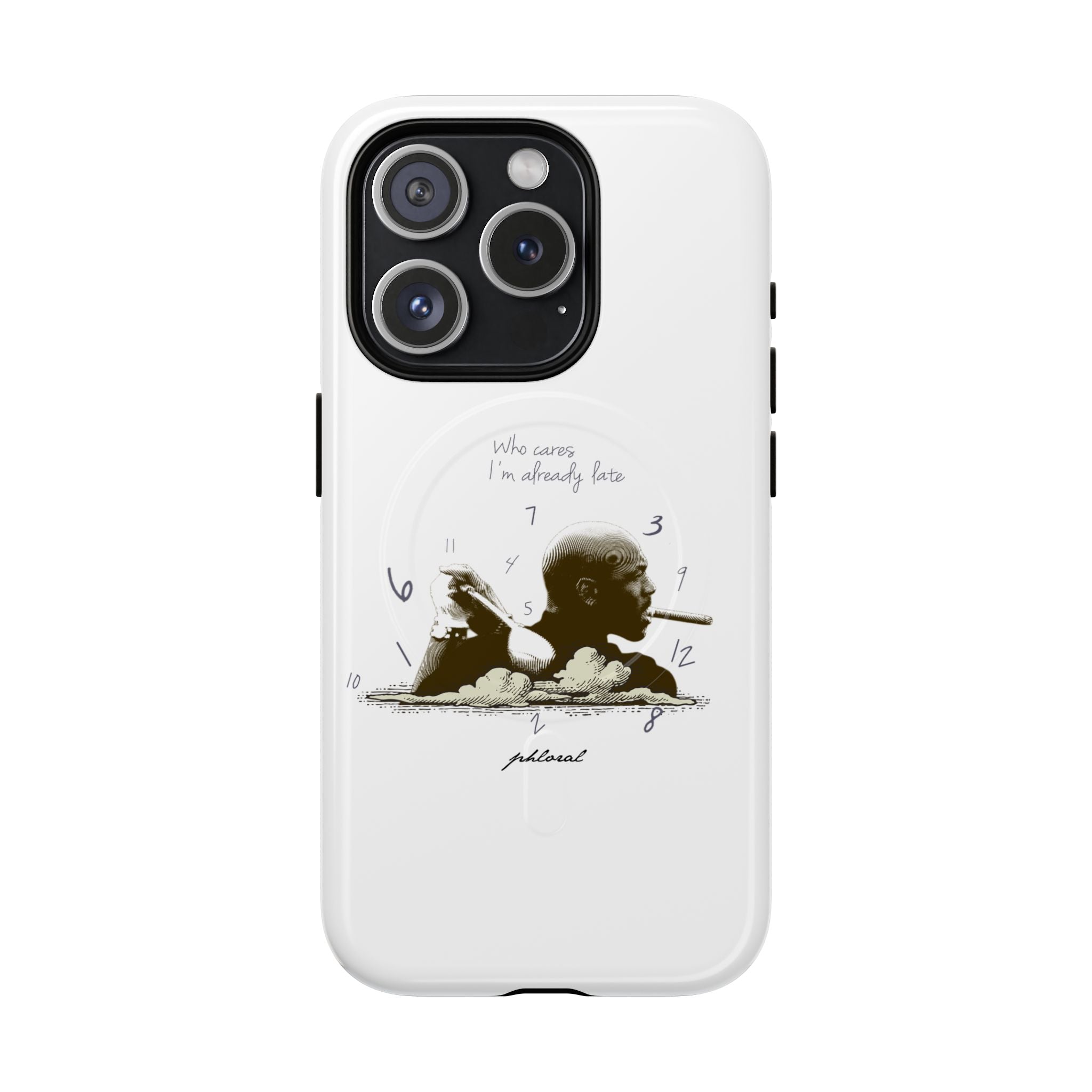 Timeless Rebellion MagSafe iPhone case slim side profile