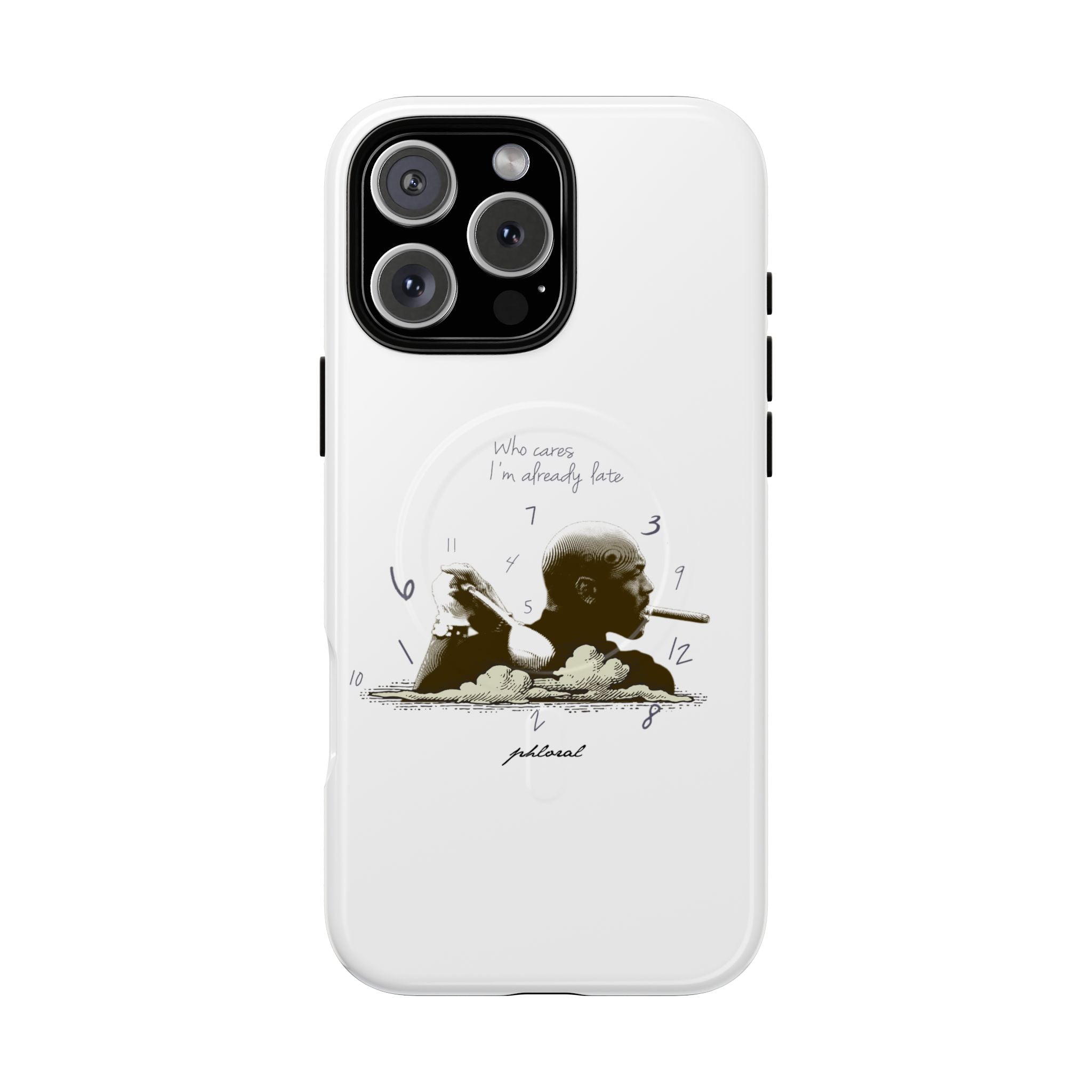 Timeless Rebellion MagSafe iPhone case slim side profile