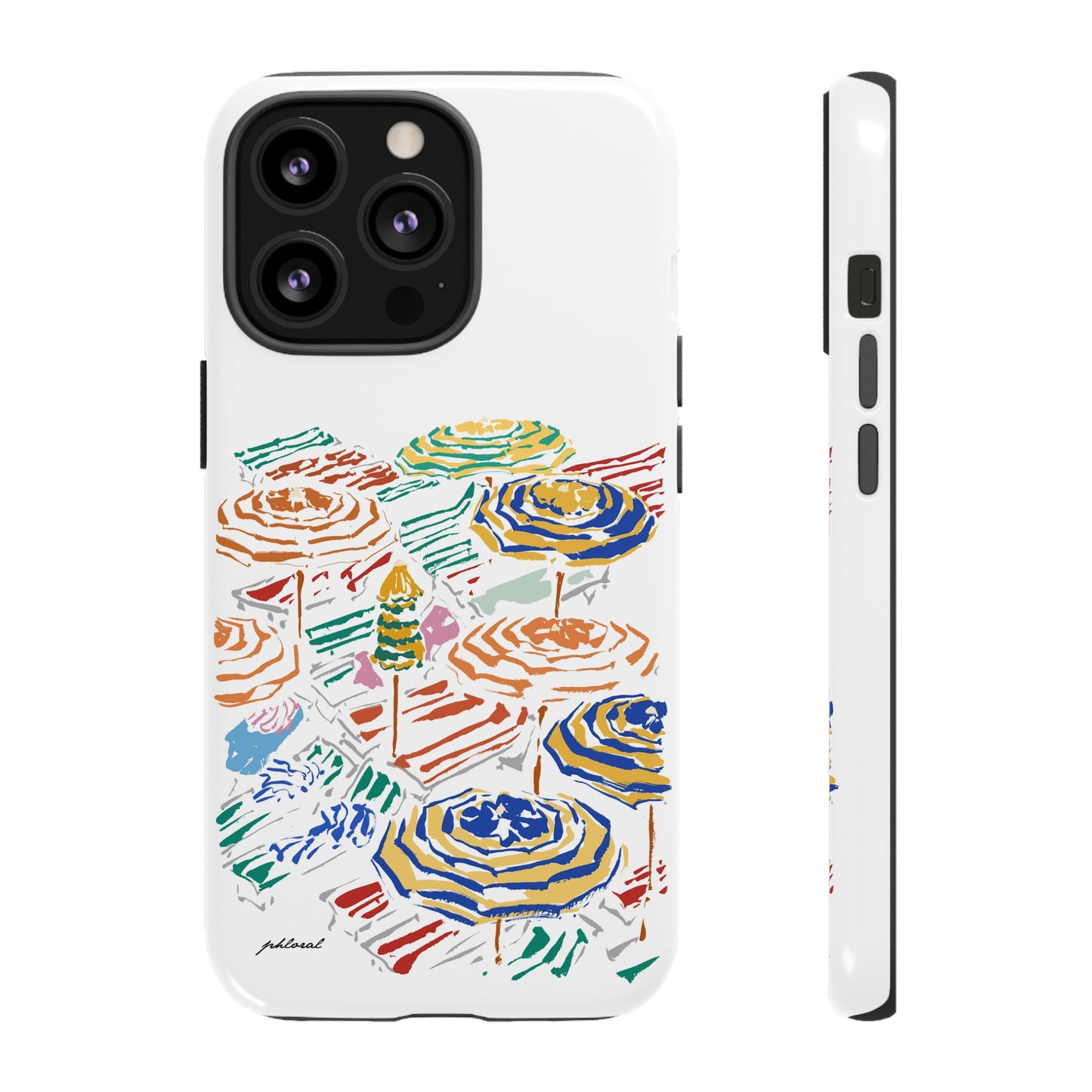 Coastal Carousel phone case MagSafe compatible